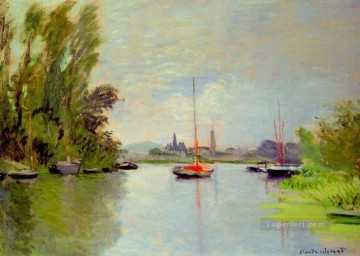 Seine Painting - Argenteuil Seen from the Small Arm of the Seine Claude Monet